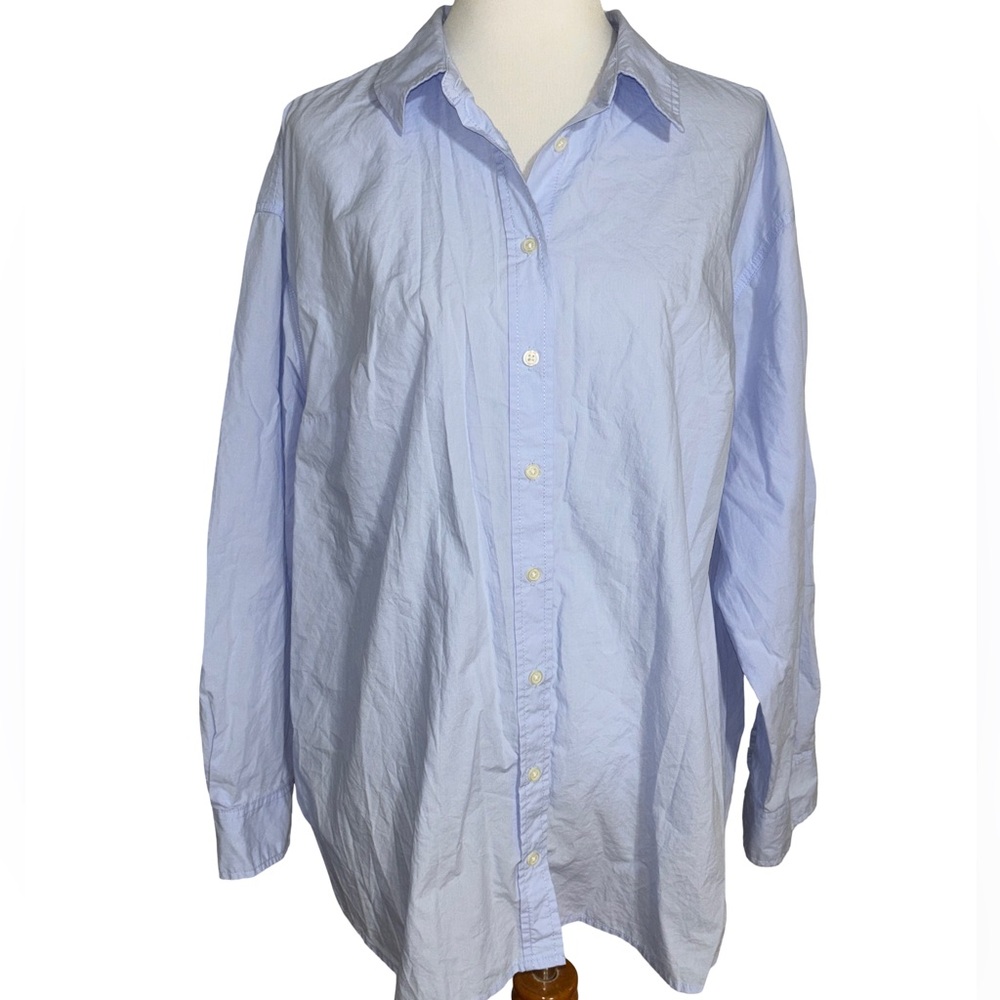 Universal Thread Light Blue Cotton Button Down Shirt